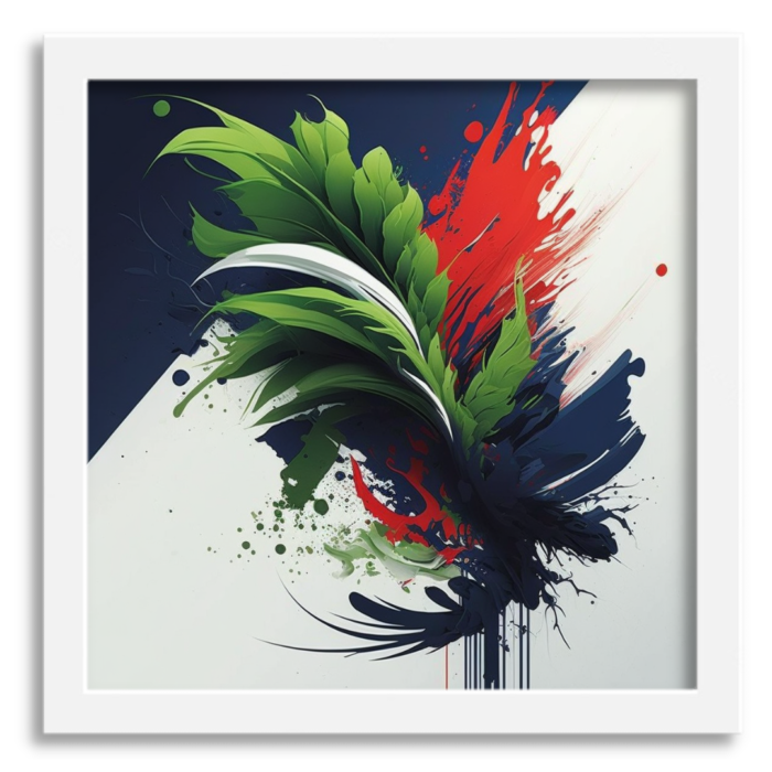 Crimson Petals in Motion
