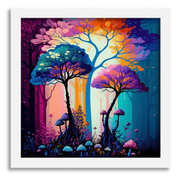 Dreamy Tree & Mushroom Grove