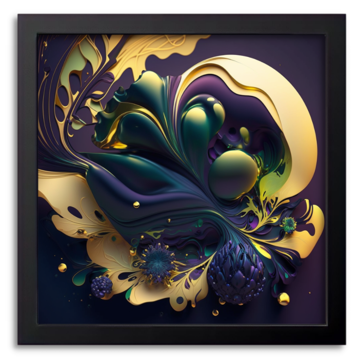 Majestic Purple & Gold Art