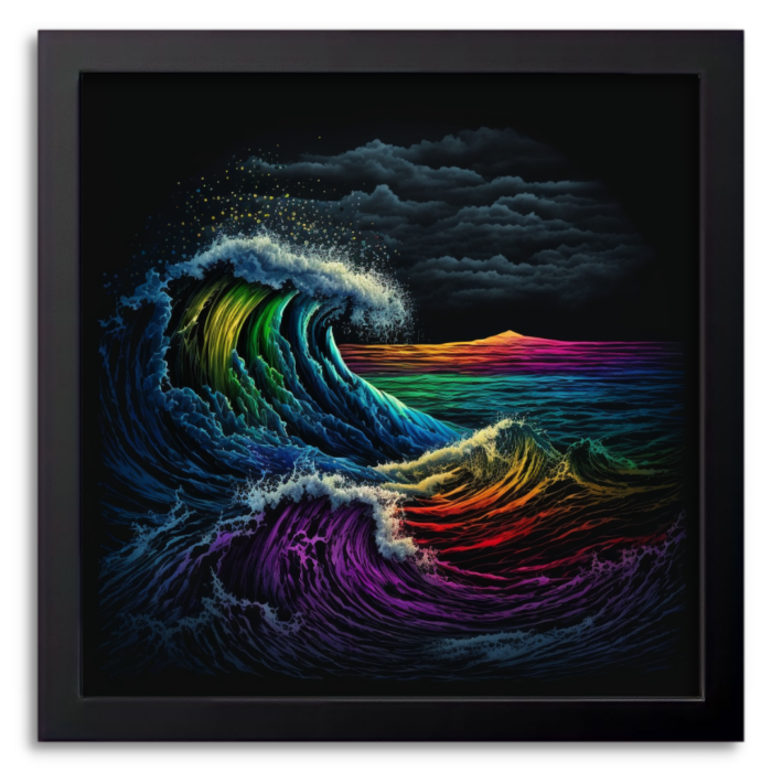 Rainbow Waves: A Colourful Symphony - Image 2