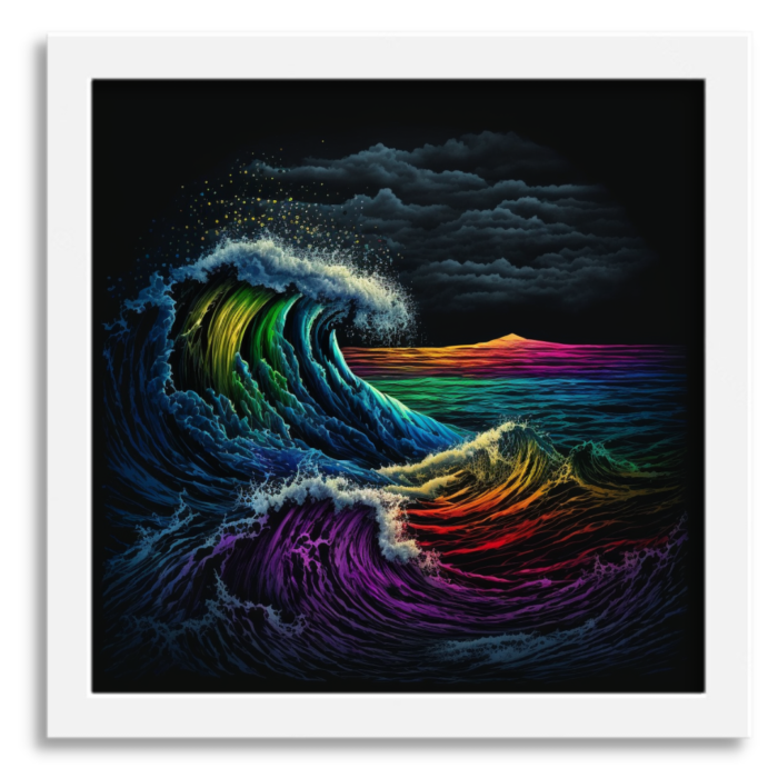 Rainbow Waves: A Colourful Symphony