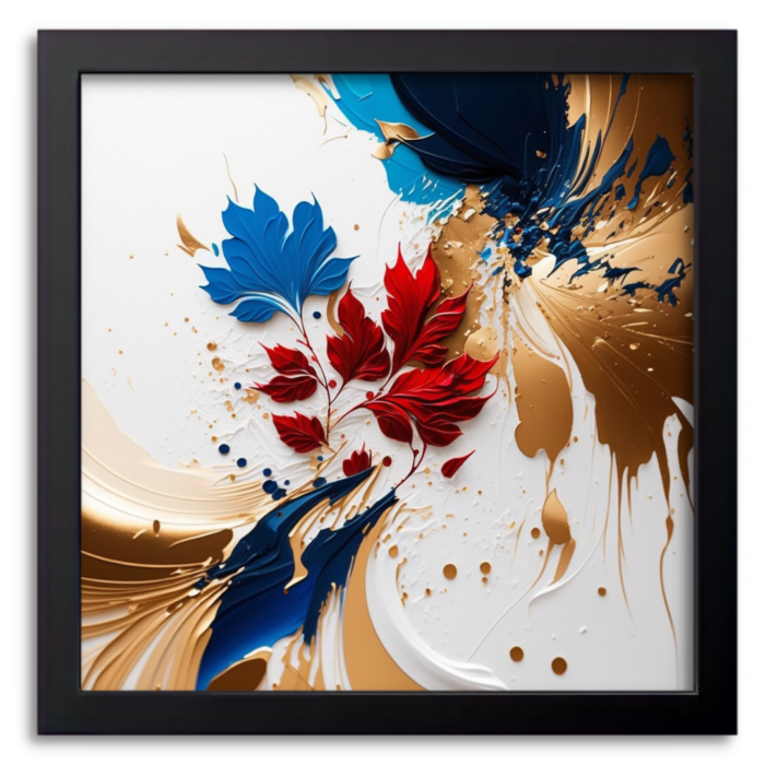 Regal Foliage Abstract Art