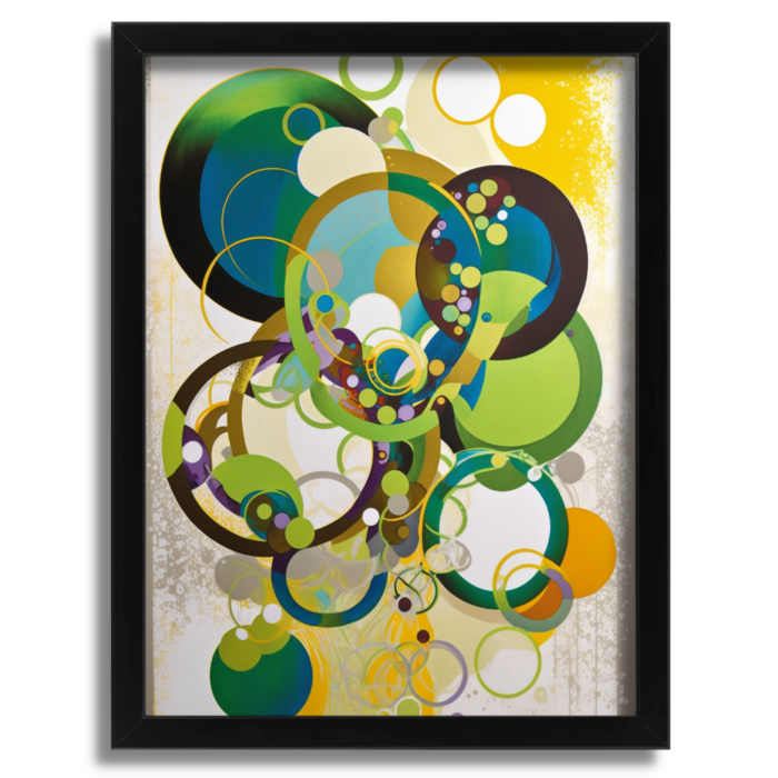 Earthly Circles: A Playful Art Print