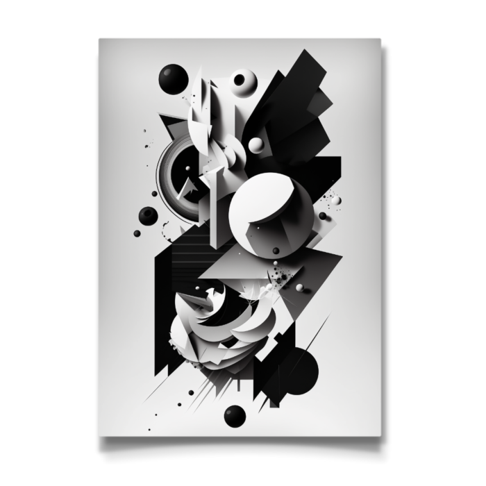 Monochrome Mood Artwork Print - Image 3