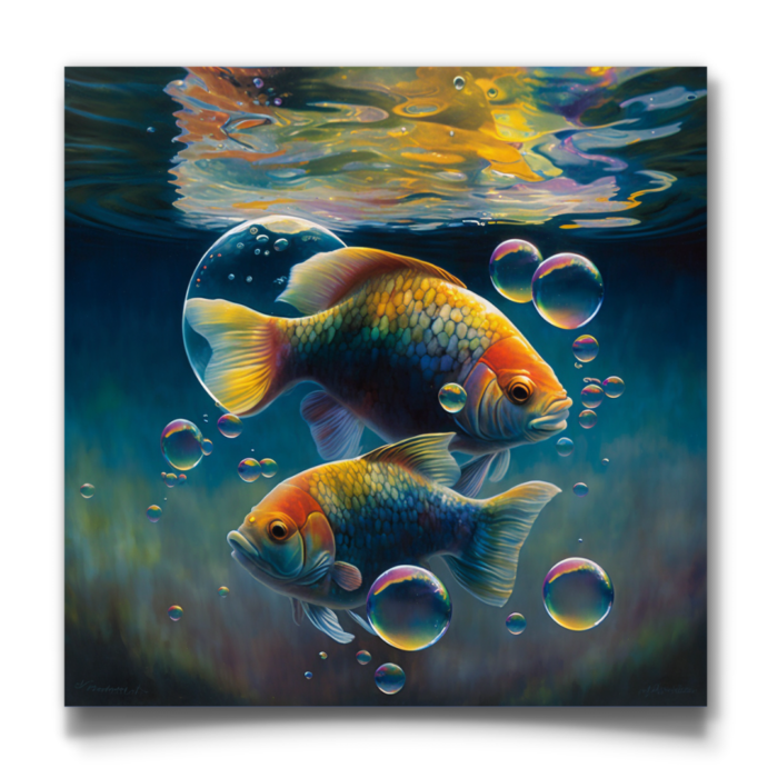 Rainbow Fish Duo Artwork - Image 3