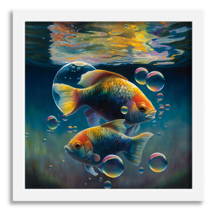 Rainbow Fish Duo Artwork - Image 2