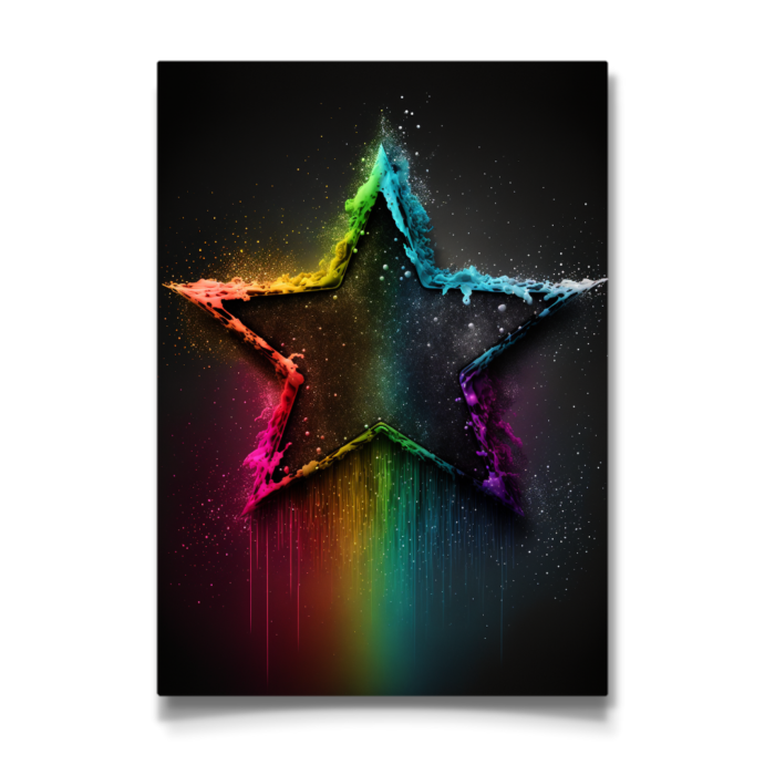 Rainbow Stardust: A Glowing Star in the Dark - Image 3