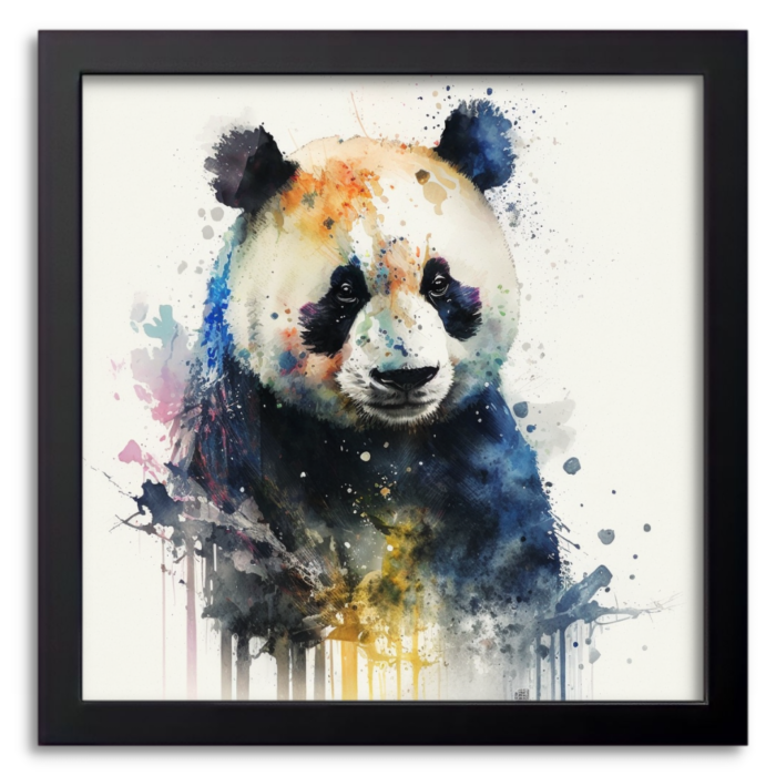 Watercolour Panda Artwork - Image 2