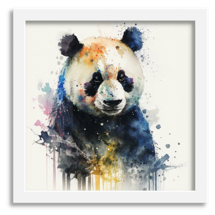 Watercolour Panda Artwork