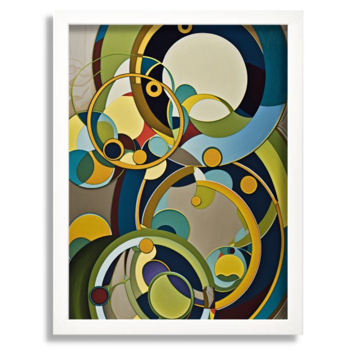 Art Nouveau Abstract Circle Dance - Image 2