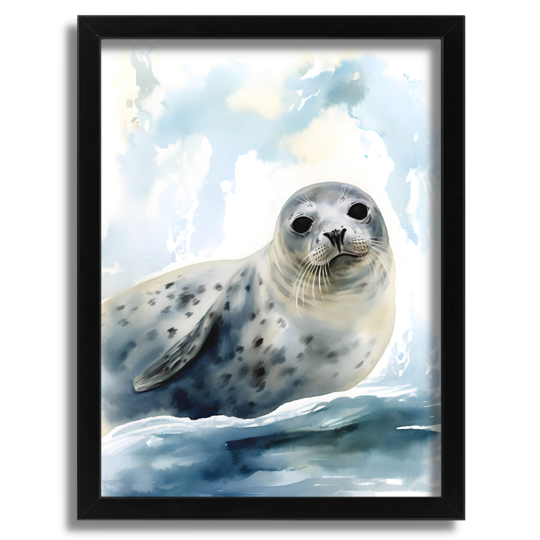 Sea Breeze Seal Artwork - Drawify