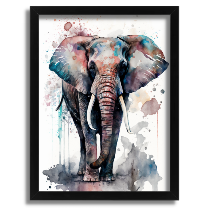 Watercolour Elephant Artwork