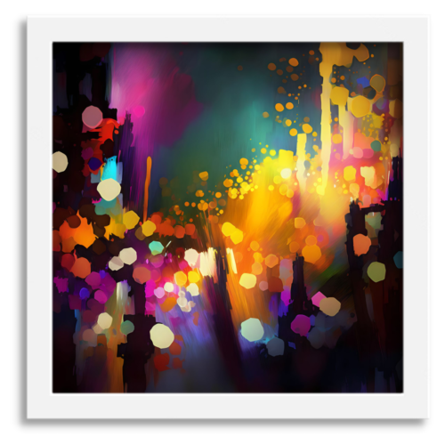 Abstract City Lightscapes Art